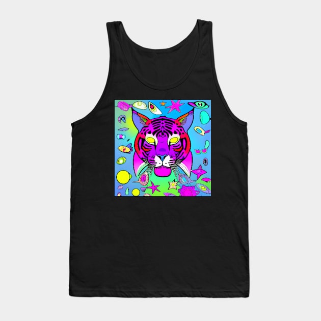 COSMIC CAT SET DESIGN Tank Top by The C.O.B. Store